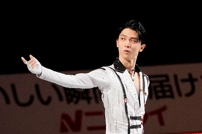 石丸幹二と共演した昨年末の「メダリスト・オン・アイス」 ／ photograph by Asami Enomoto