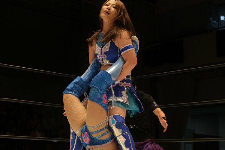 スターダムの大学生レスラー・妃南　©Norihiro Hashimoto