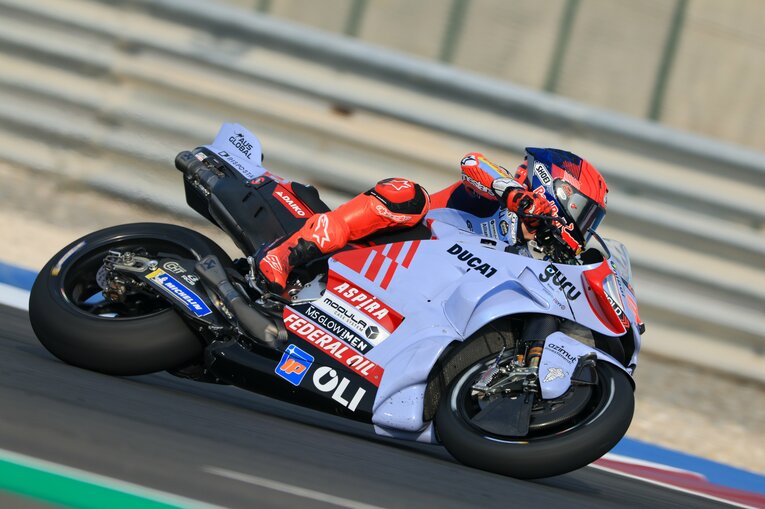 ドゥカティ移籍後の初戦として注目を集めたカタールGPでのマルケス　©Satoshi Endo