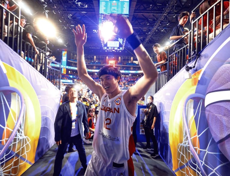 W杯ベネズエラ戦の渡邊雄太　©FIBA