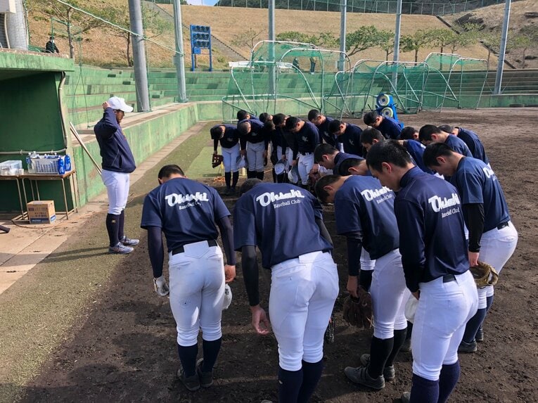 大崎高校の部員は29人。全員が長崎県出身だ