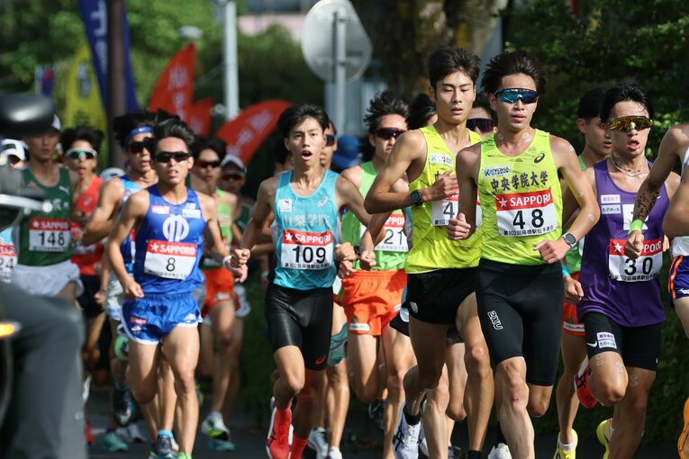 今大会ではこれまでの戦術だった集団走も辞めたという　©Shigeki Yamamoto