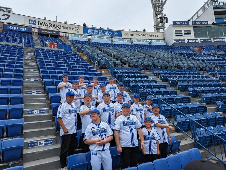 牧が加入して18人、野球の試合ができるほど　©Yu Saito