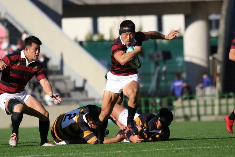 早稲田大時代の長田智希（埼玉パナソニックワイルドナイツ）　©Nobuhiko Otomo