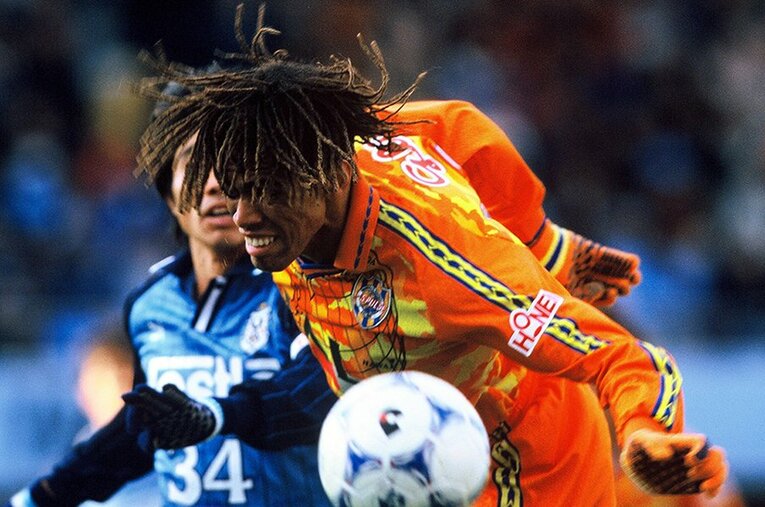 清水時代の三都主アレサンドロ。妻・直美さんとのなれそめとは？　©Hiroaki Sawada