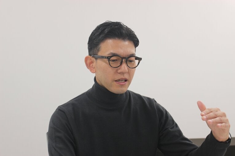 箱根駅伝の予選会を振り返る岡崎隼也さん　©Number Web