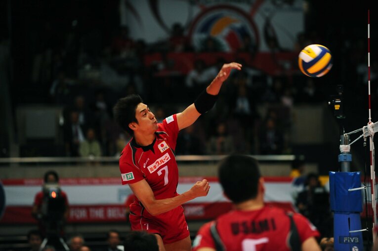 現役時代、日本代表のエースとして活躍した山本隆弘（2008年）©︎Jun Tsukida/AFLO SPORT