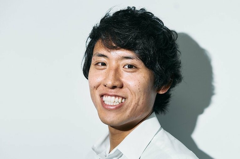 青山学院大学陸上部の元主務だった高木聖也さん。現在は大学の後輩でプロランナーの神野大地をサポートしている ／ photograph by Yuki Suenaga