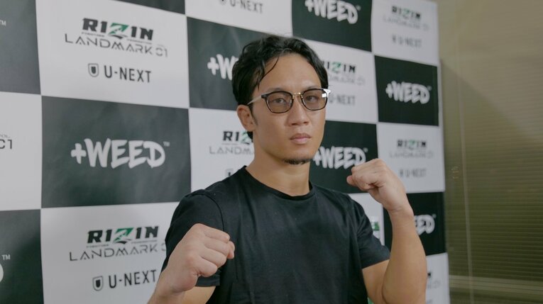 試合を終えた朝倉未来　©RIZIN