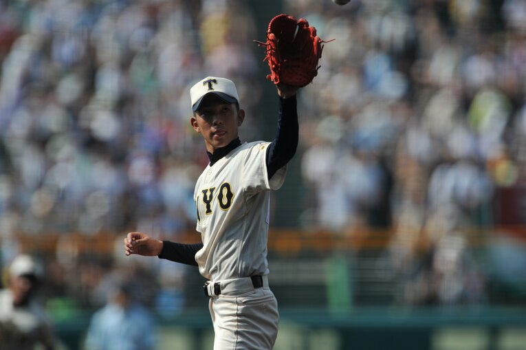 東洋大姫路時代の原樹理　©Hideki Sugiyama