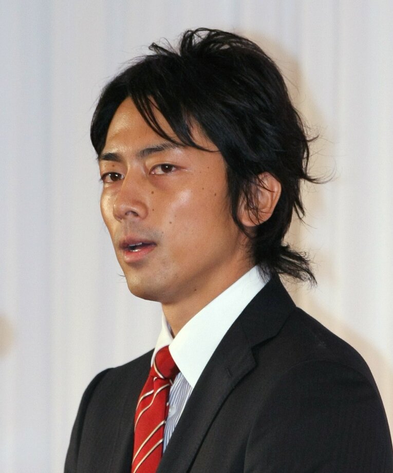 2008年撮影。政治家になる前の小泉進次郎氏　©JIJI PRESS