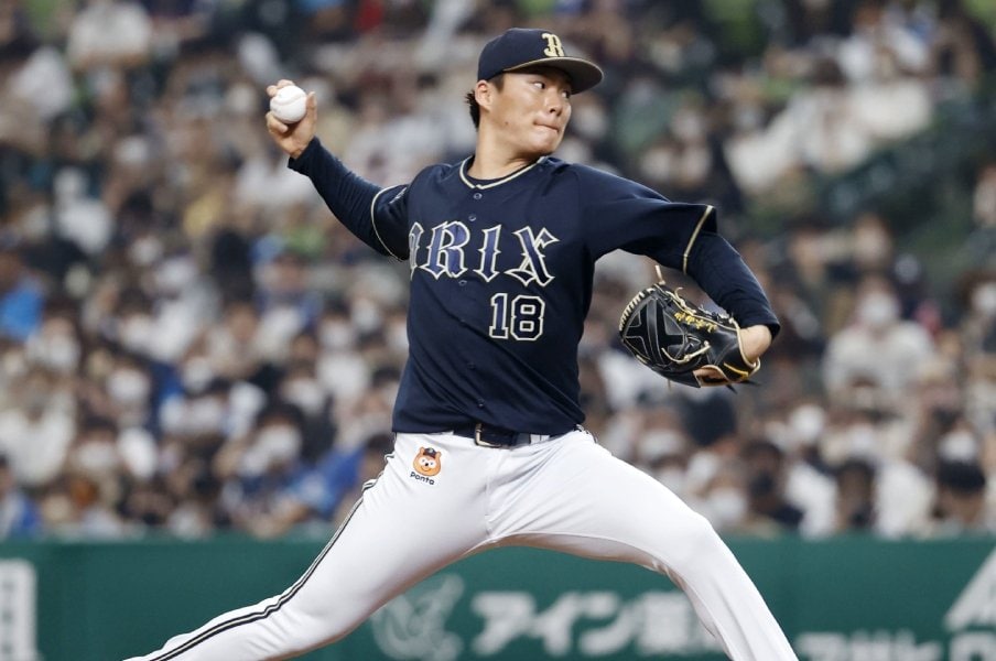 <ノーヒットノーラン>「人間って、自分の機能をあまり上手に使っていない」山本由伸23歳が語っていた“理想の投球”とただ一人の「特別」な投手とは<Number Web> photograph by KYODO