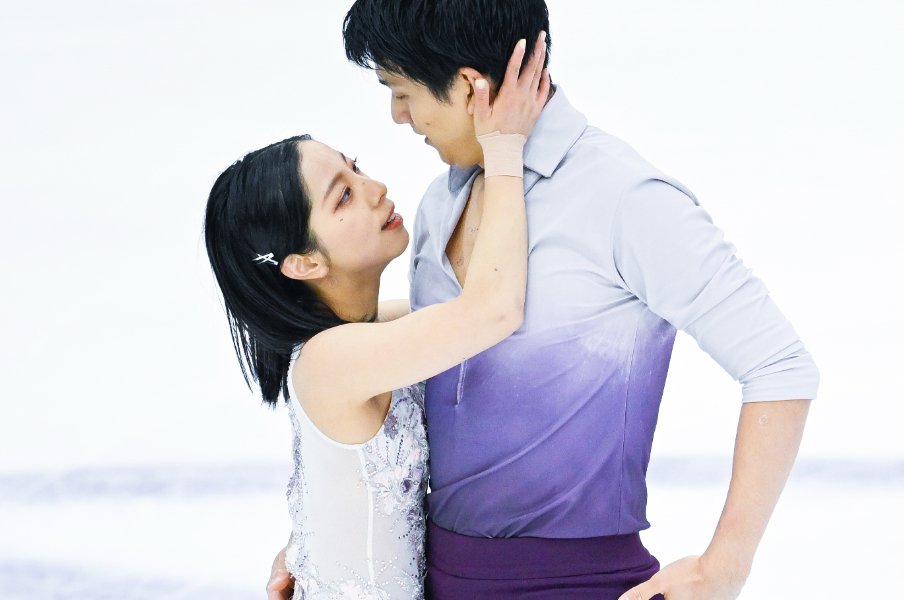 GPファイナル初優勝を決めた三浦＆木原フリーの演技　©Asami Enomoto