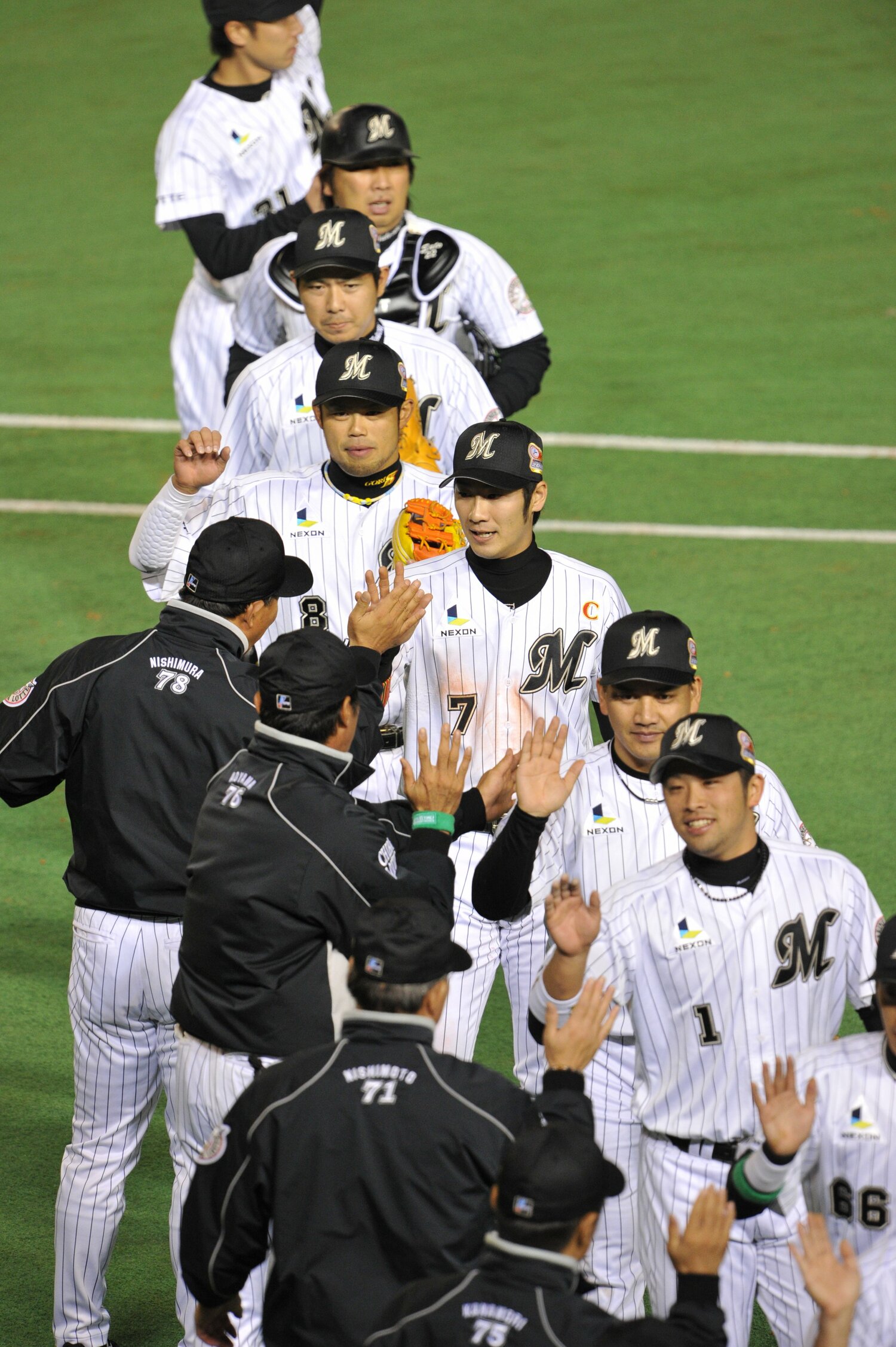 2010年の日本シリーズ第３戦で　©Hideki Sugiyama