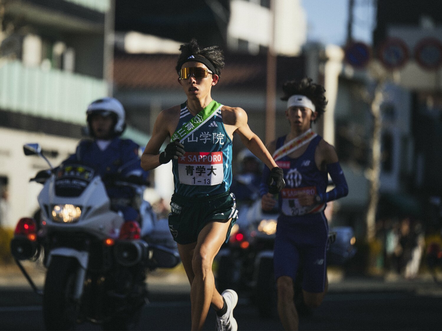101回箱根駅伝では「史上最速」2区で3位ながら区間新記録の青学大・黒田朝日　©Yuki Suenaga
