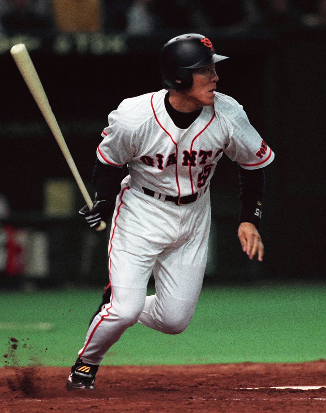 長嶋茂雄監督が自ら「巨人の４番」に育てた松井秀喜　©︎JIJI PRESS