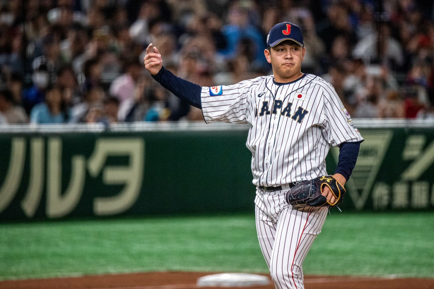 史上最年少で通算200セーブをマークした山崎康晃（写真は2019年のプレミア12） ©Nanae Suzuki