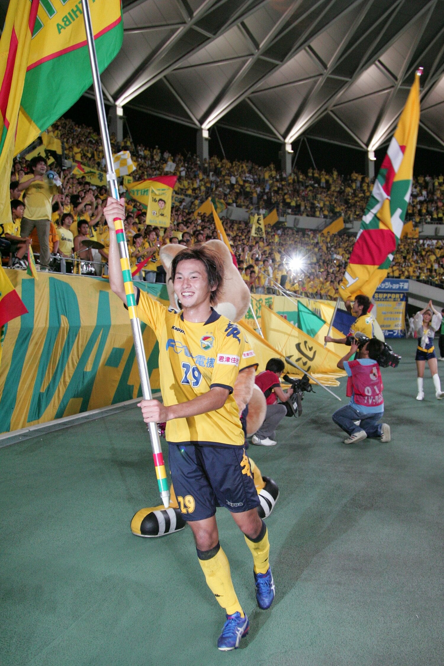 ルーキー時代の青木孝太 ©︎AFL0