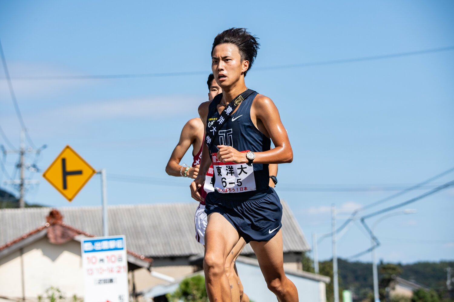 昨年、高校生のトップランナー（5000m）として注目された石田洸介は東洋大に進学。箱根駅伝は出場できなかったが、出雲駅伝と全日本大学駅伝で区間賞を獲得している　©Nanae Suzuki