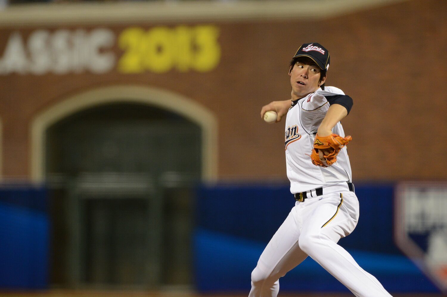 2013年WBC準決勝プエルトリコ戦に先発した前田健太。5回を1失点に抑える好投を見せたが打線が沈黙し、惜しくも決勝進出を逃した　©︎Naoya Sanuki