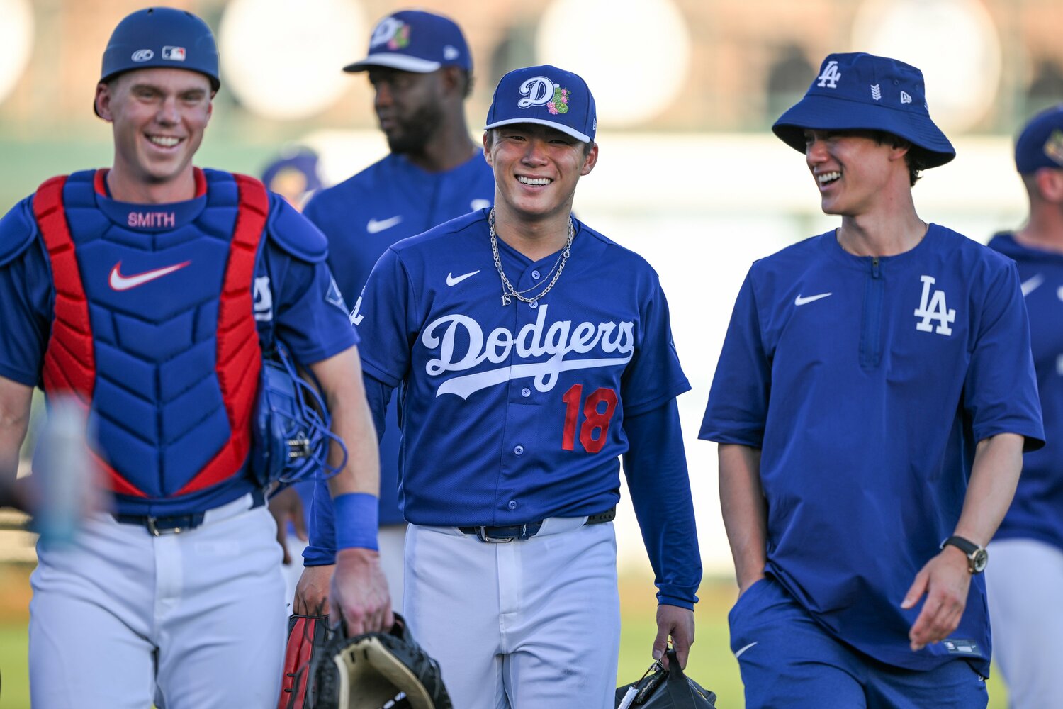 WBCを終え、すでにドジャースに戻ったアイアトン氏。大谷、山本らをサポートする ©Nanae Suzuki