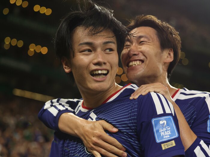 「ウエダの実力はどうなの？」英国メディアから上田綺世に“懐疑的な声”もあった…W杯チュニジア戦で急変「優れたFWだ」ブライトン、エバートンらが獲得に関心＜Number Web＞ photograph by AFLO