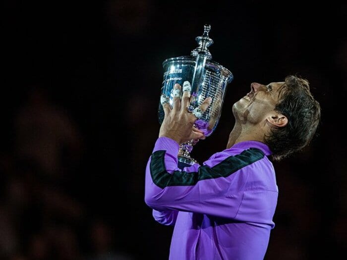 ナダルが覆した「短命」の先入観。フェデラー&ジョコと競い合って。<Number Web> photograph by Getty Images