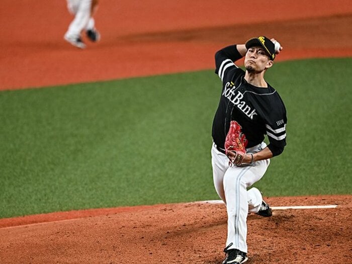 巨人の「どうしようもない力負け」を演出した鷹エース・千賀滉大　坂本、岡本に植え付けた“残像”とは＜Number Web＞ photograph by Nanae Suzuki