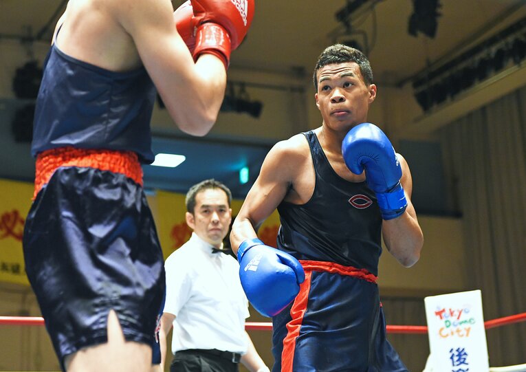 中央大学時代の岡澤セオン（2017年）©Naoki Fukuda
