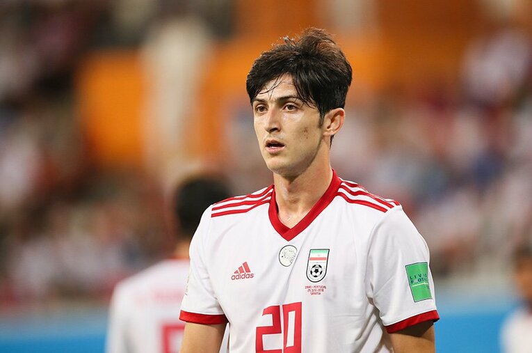 23歳の若さにしてイラン代表引退を口にしたアズムン。 ／ photograph by Getty Images