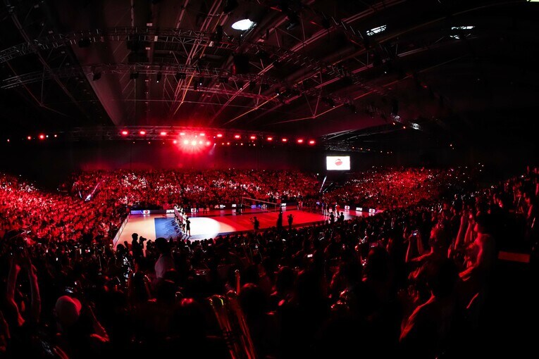 VNLイラン戦　©︎Volleyball Wrold