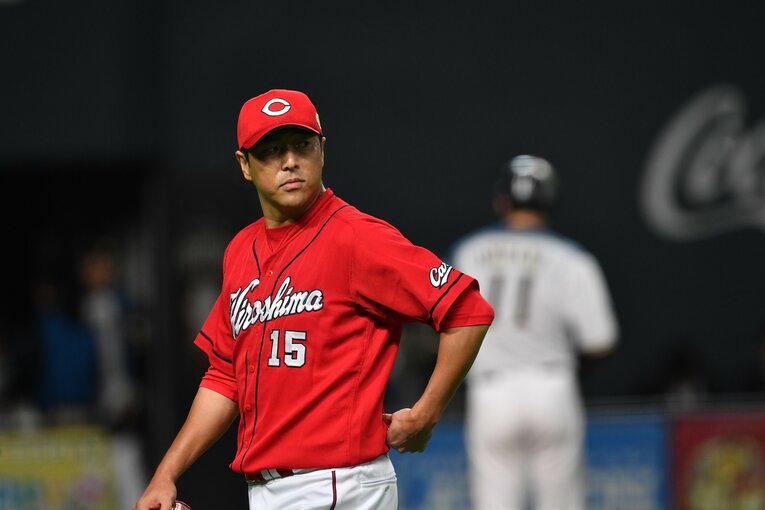 かつて広島でプレーし、メジャーでも活躍した黒田博樹（上宮高）。専修大時代に投手として覚醒した　©BUNGEISHUNJU