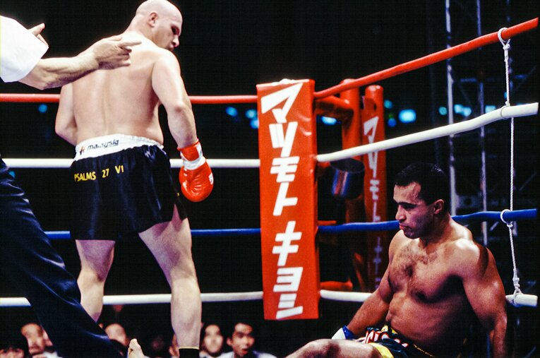 フィリォから貫禄のKO勝ちを収めたベルナルド　©Susumu Nagao