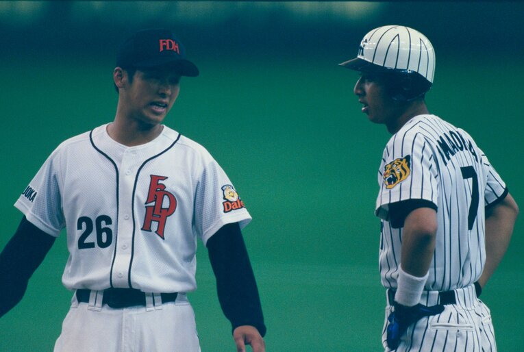 松中信彦と今岡誠（1997年）©︎Hideki Sugiyama