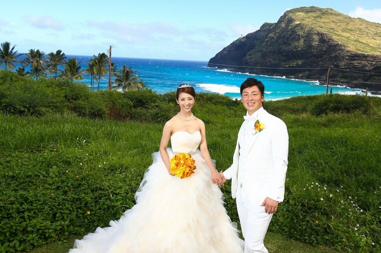 二人は楽天が日本一になったオフシーズンの2014年1月に結婚した　©Anna Mima （本人提供）