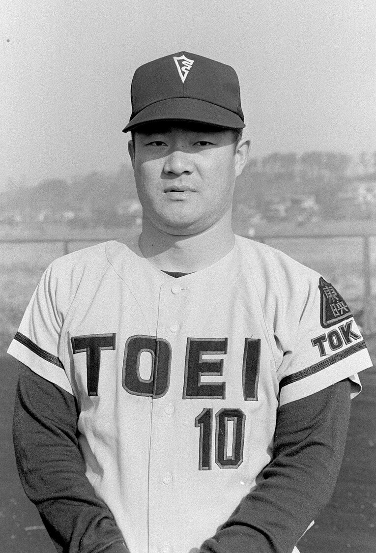 東映フライヤーズに入団した張本勲（1971年）　©JIJI PRESS