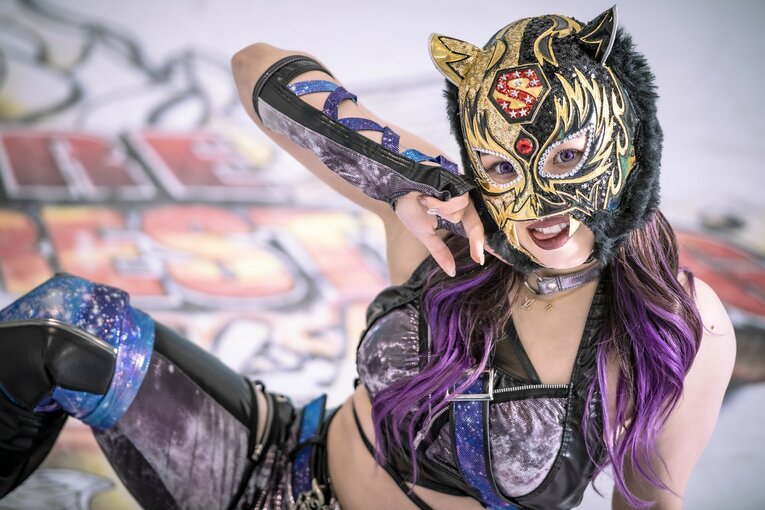 「アンチの存在も面白さ」大人になったスターライト・キッドが語るヒールの充実感と“マスクウーマンの野望”《新成人特別グラビア》(35)