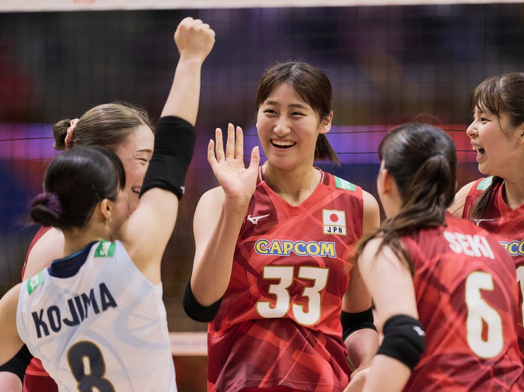 ネーションズリーグ、世界選手権と国際大会を経験した秋本美空　©︎Yuki Suenaga