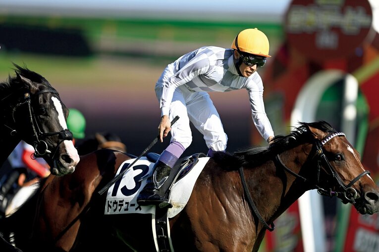 昨年の第89回、3番人気ドウデュースで史上最多の6勝目を挙げた。勝ち時計2分21秒9はダービーレコード　©︎Kieji Ishikawa