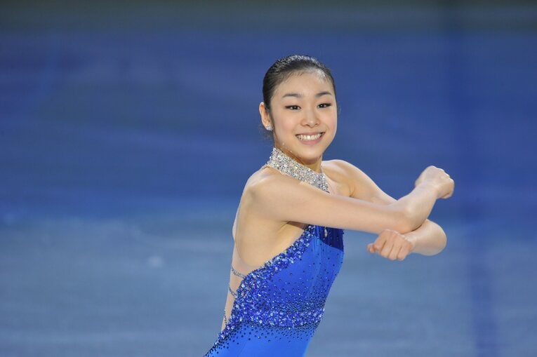 バンクーバー五輪で金メダルを獲得したキム・ヨナの演技　©JMPA