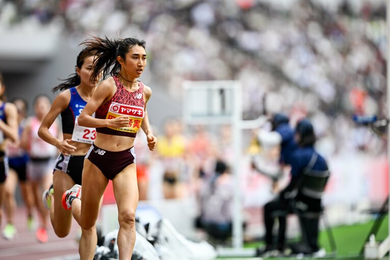日本選手権での田中希実　©Nanae Suzuki