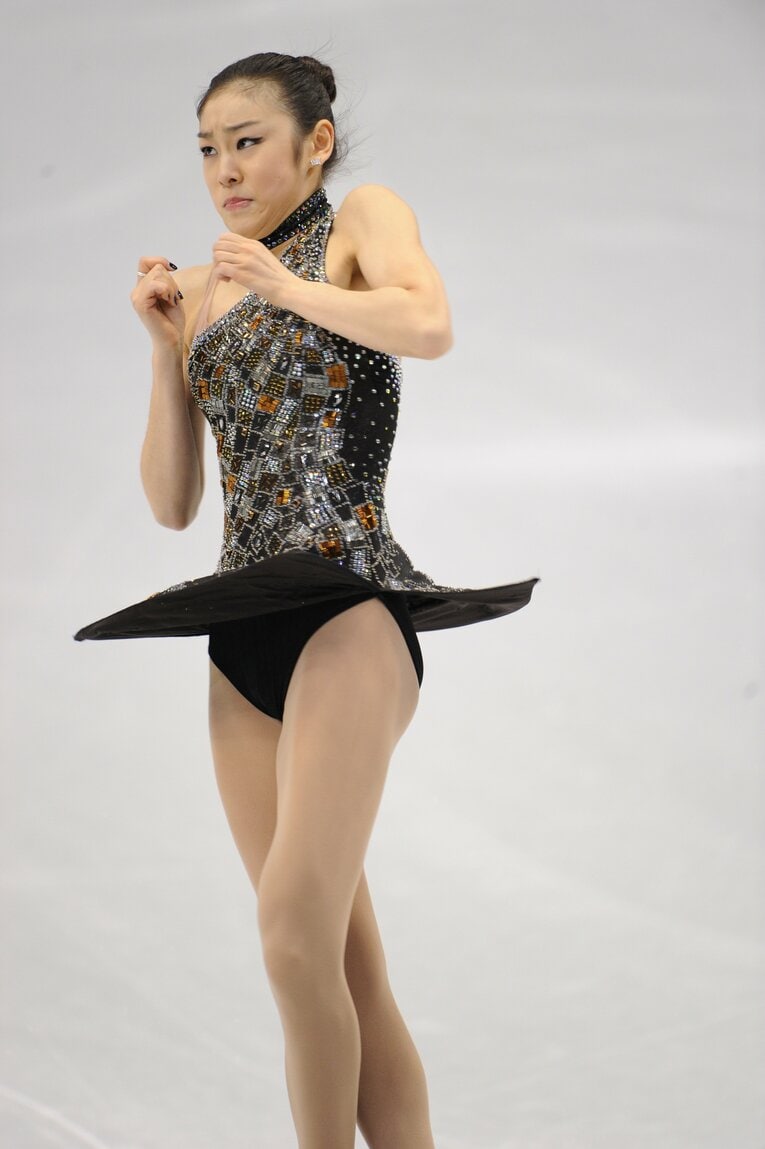 バンクーバー五輪で金メダルを獲得したキム・ヨナの演技　©JMPA