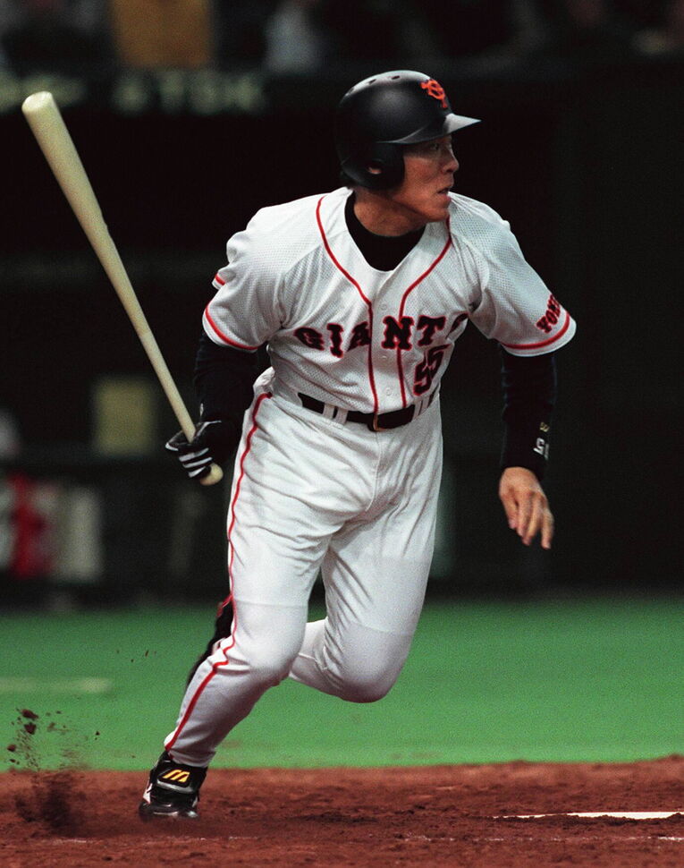 長嶋茂雄監督が自ら「巨人の４番」に育てた松井秀喜　©︎JIJI PRESS