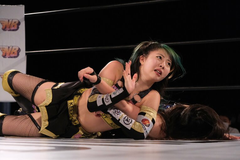 スターダム「NEW BLOOD」に参戦した際の杏ちゃむ（2022年10月）　©Norihiro Hashimoto