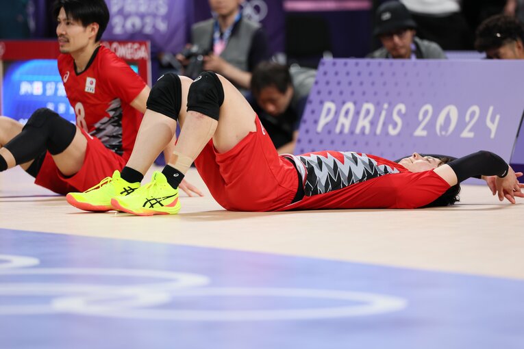 石川祐希（パリ五輪 ドイツ戦）©︎Kaoru Watanabe/JMPA