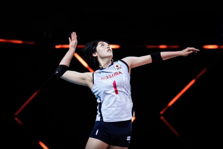 VNLオランダ戦　©︎FIVB