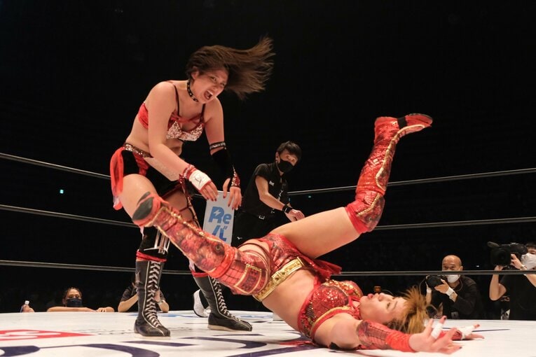 スターダム新勢力God's Eye、無敗の原動力とは？ 下剋上でトーナメント優勝のMIRAIに朱里が語った期待「少しの変化で大きく伸びる」(18)