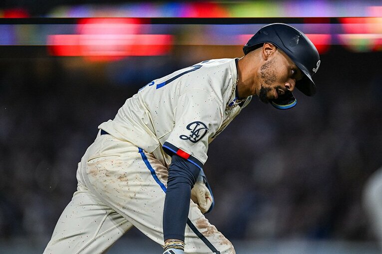 【他媒体でなかなか見られないドジャースナインのカッコイイ雄姿】 ／ photograph by Nanae Suzuki