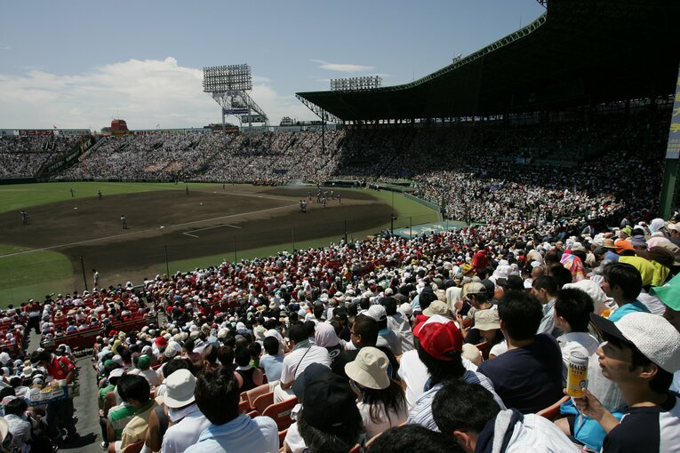2005年夏の甲子園、決勝の様子。駒大苫小牧が京都外大西を下し、全国制覇　©Hideki Sugiyama