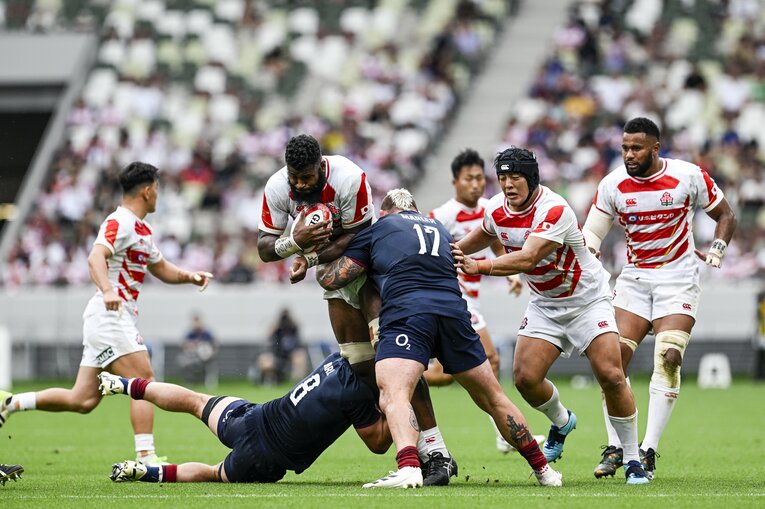 第二次エディー・ジョーンズHC体制の初陣となったイングランド戦　©Asami Enomoto